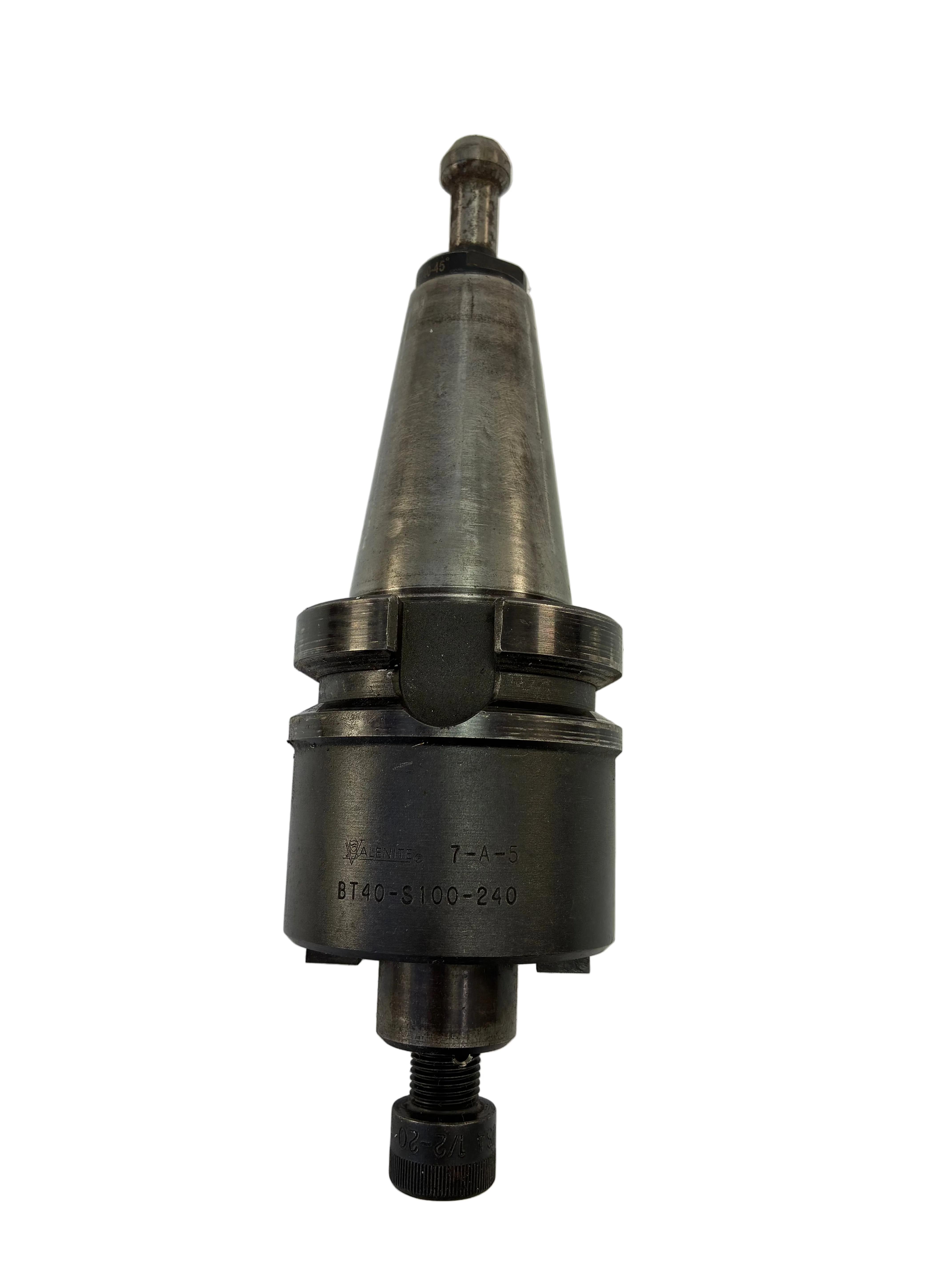 Valenite BT40-S100-240 1” Pilot Shell Mill Holder – 2.40” Projection