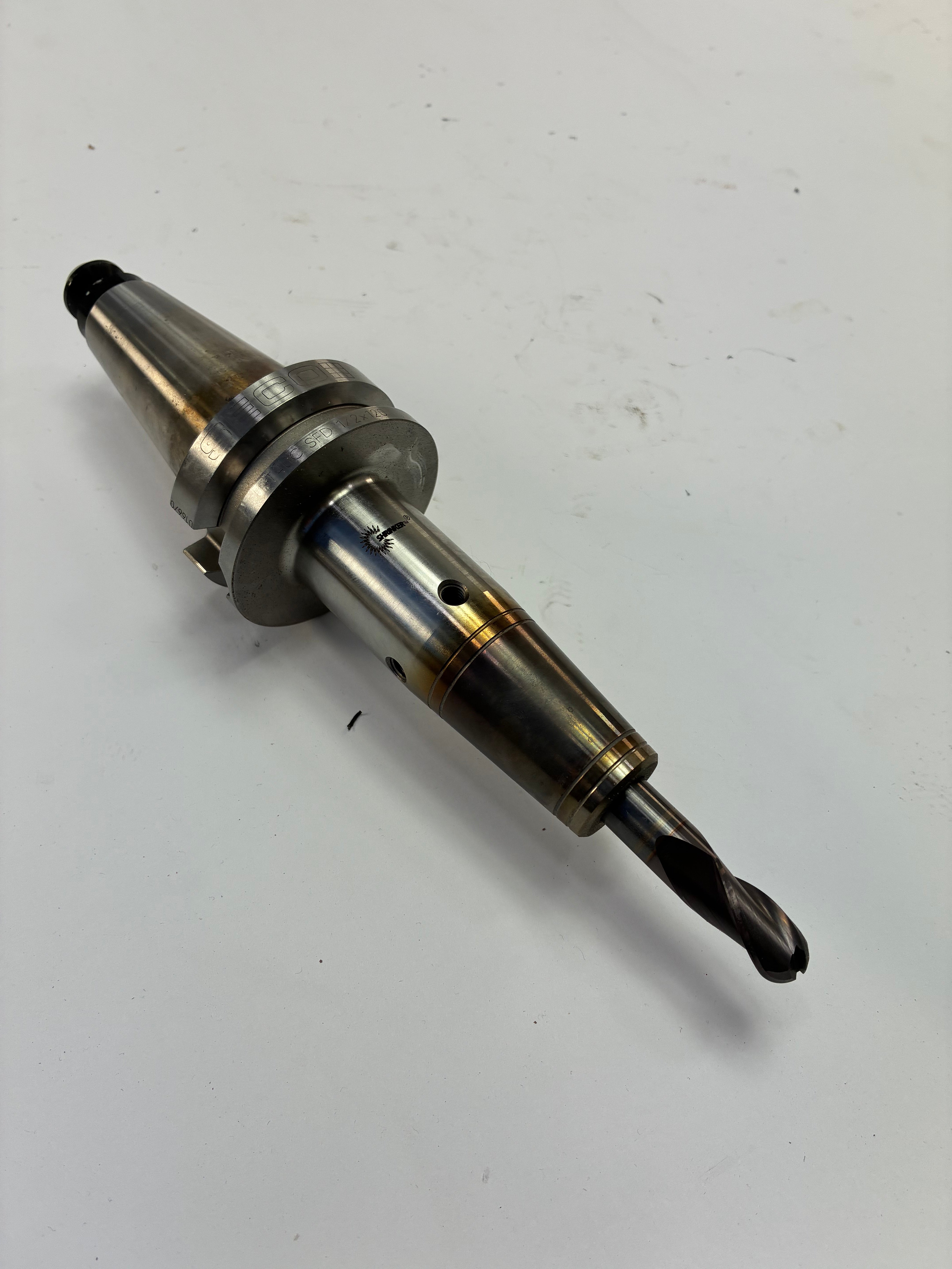 Seco EPB BT40C 1/2” × 120mm Reinforced Shrink-Fit Holder with Carbide End Mill
