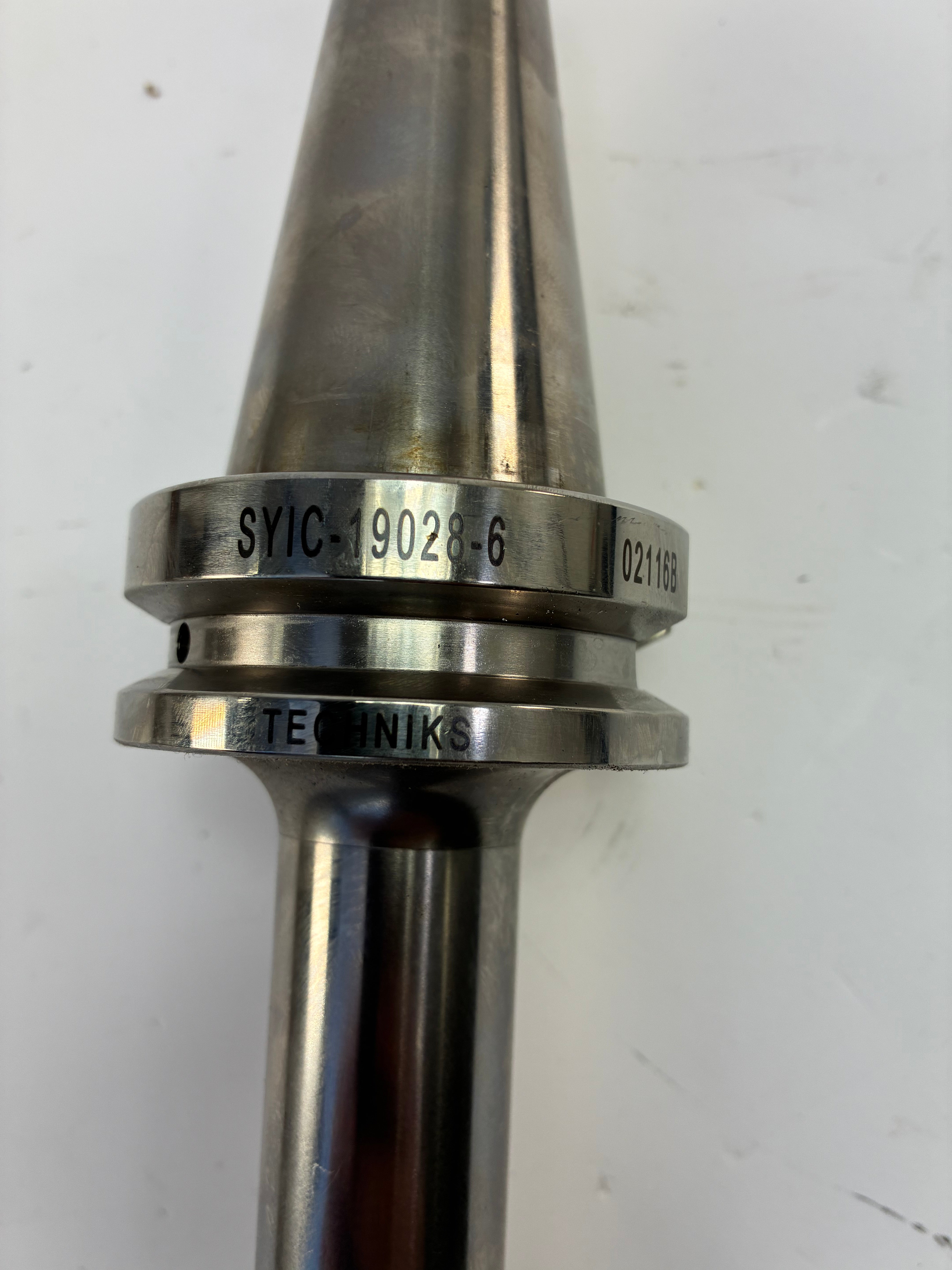 Techniks SYIC 19028-6 BT40 1/2 inch extended shrink-fit holder 6 inch projection
