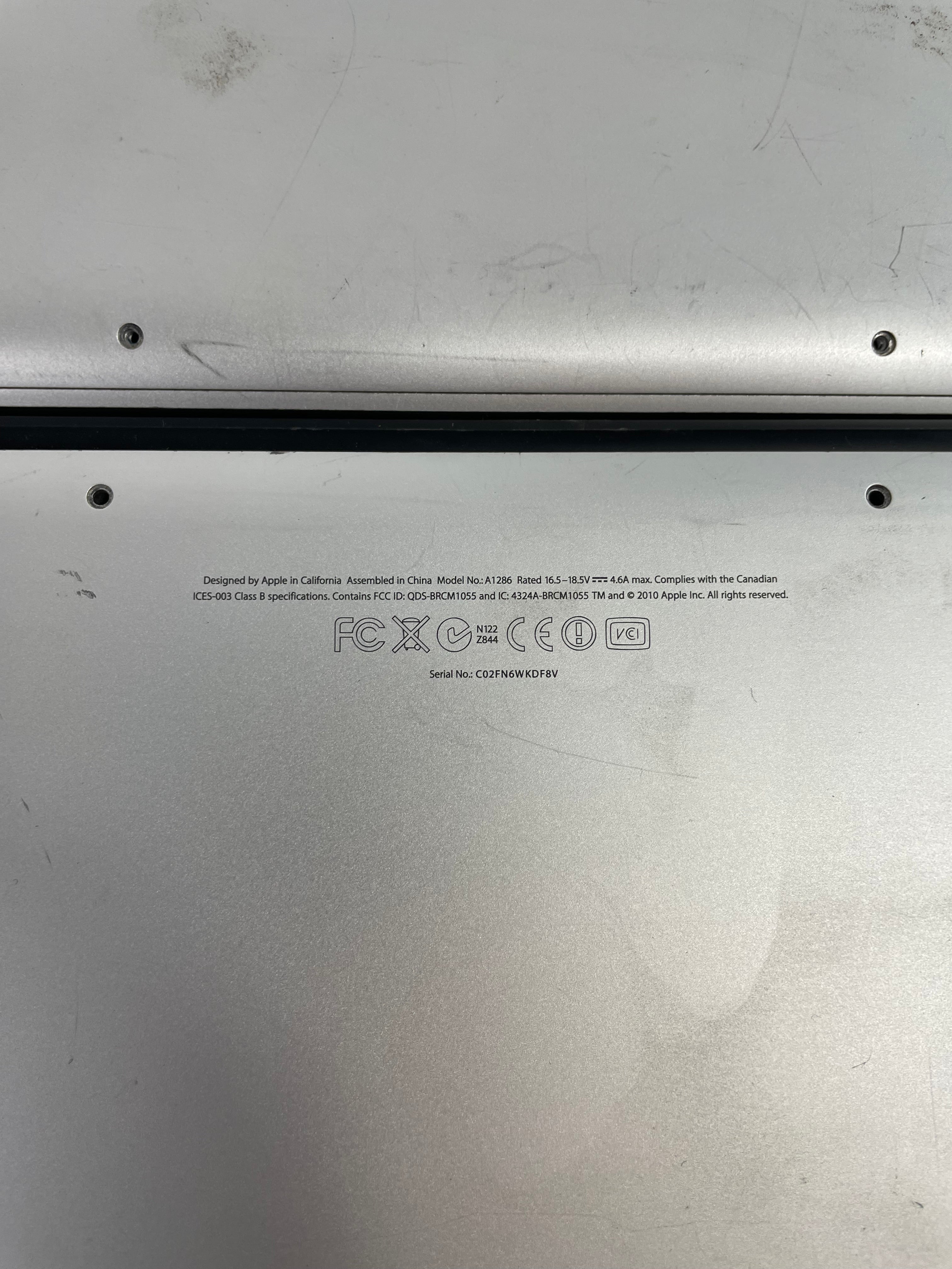 Lot of 4 Apple MacBook Pro A1286 15" Laptops For Parts Repair Not Working