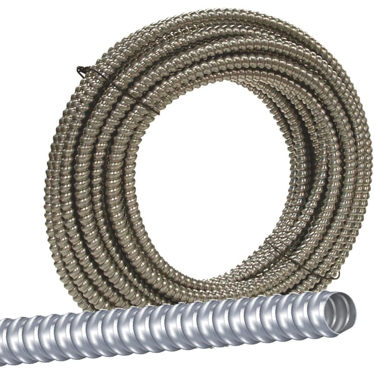 NOS Southwire 50' 1-1/4" Flexible Aluminum Conduit Type RW Reduce Wall