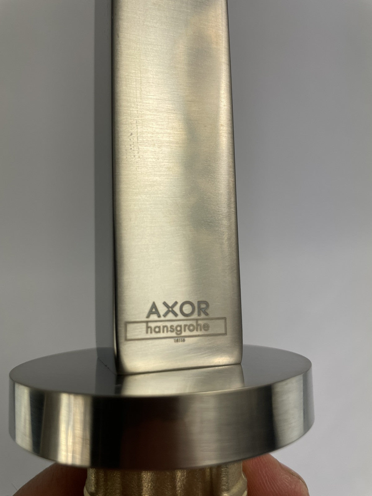 Hansgrohe AXOR Citterio 39135821 brushed nickel bathroom sink faucet body without handles