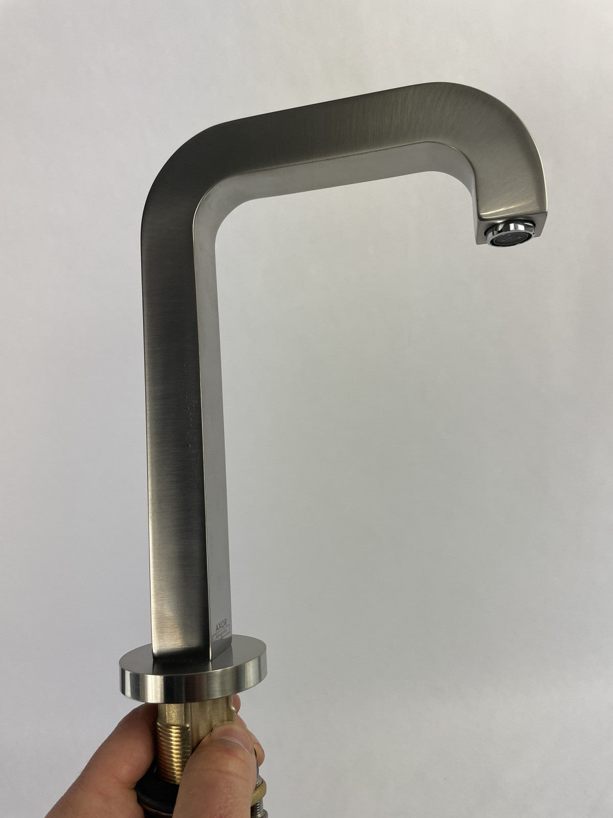 Hansgrohe AXOR Citterio 39135821 brushed nickel bathroom sink faucet body without handles