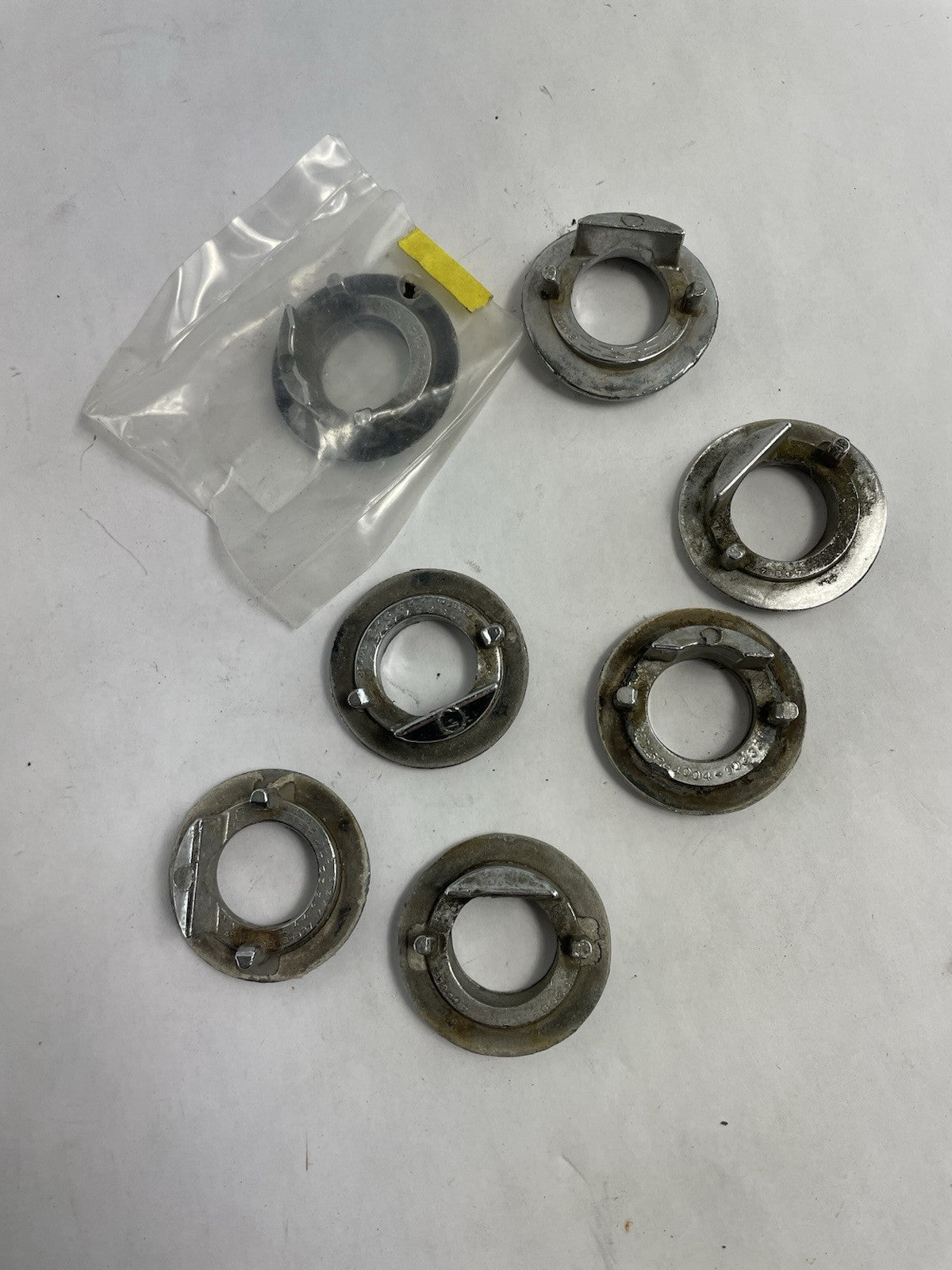 Lot of 7: 1970 1971 1972 1973 1974 BARRACUDA CUDA RADIO ANTENNA BASE TRIM BEZEL