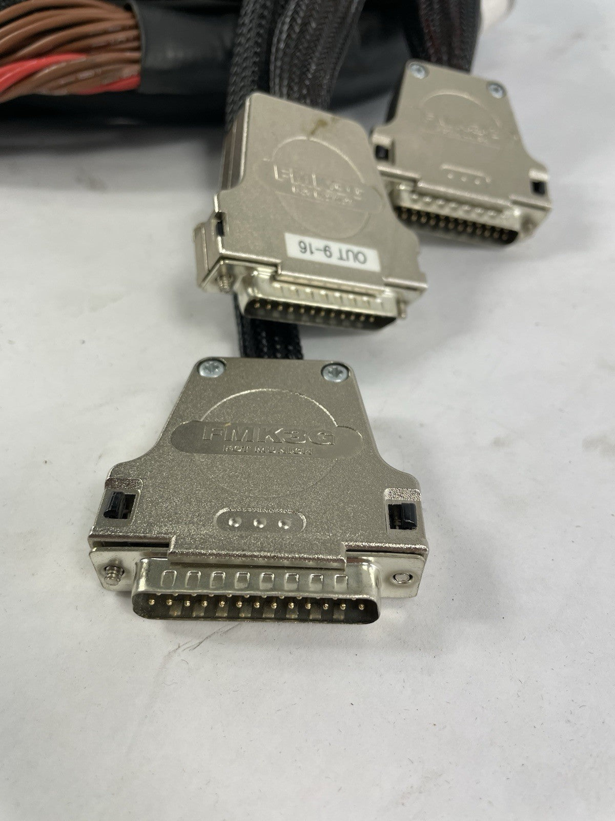 Mogami 2936 24 Channel Snake Three D-sub 25 to ELCO EDAC 90 connector 72 pins