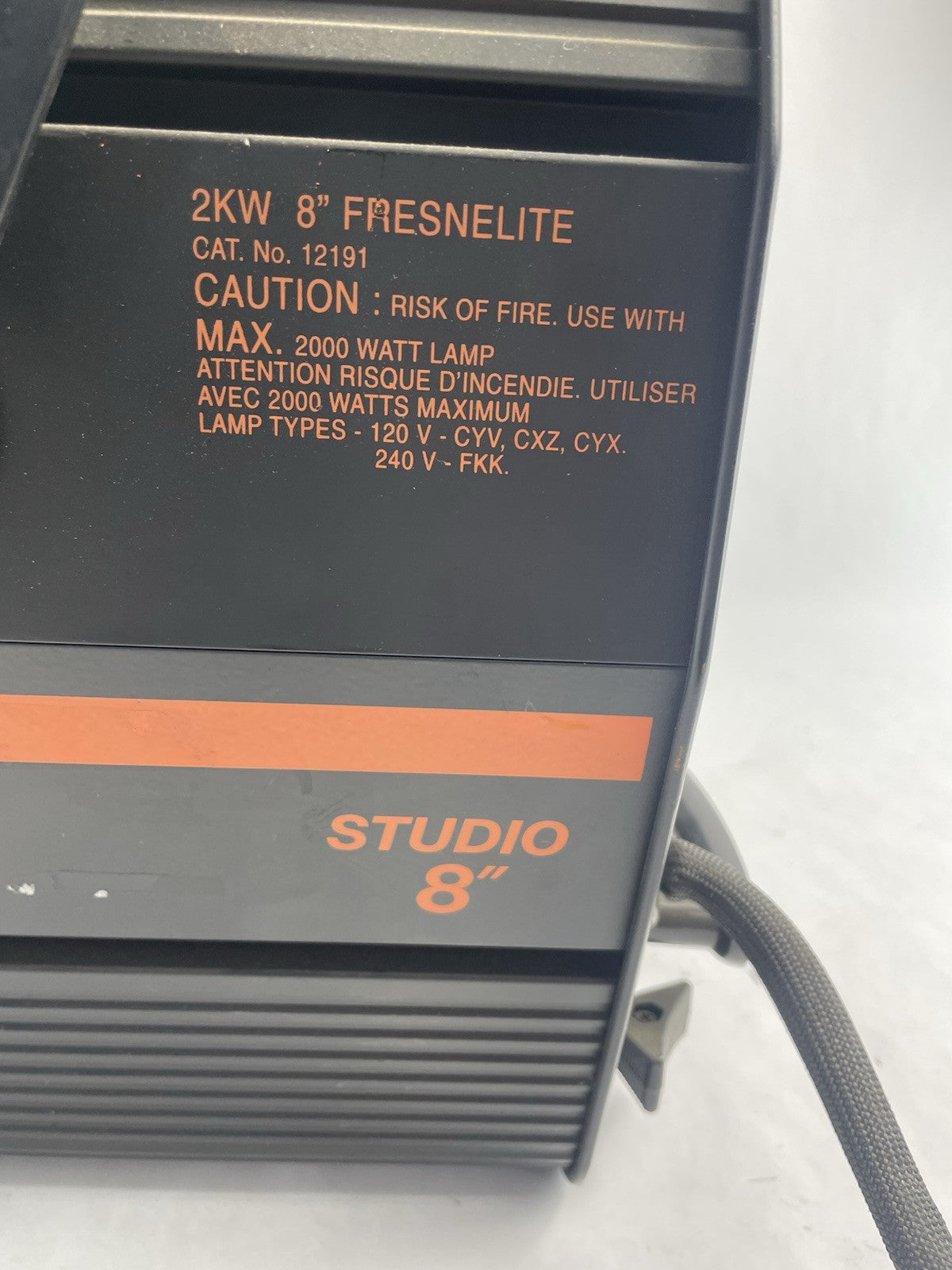 Fresnel Strand Fresnelite 8" 2kw SpotLight
