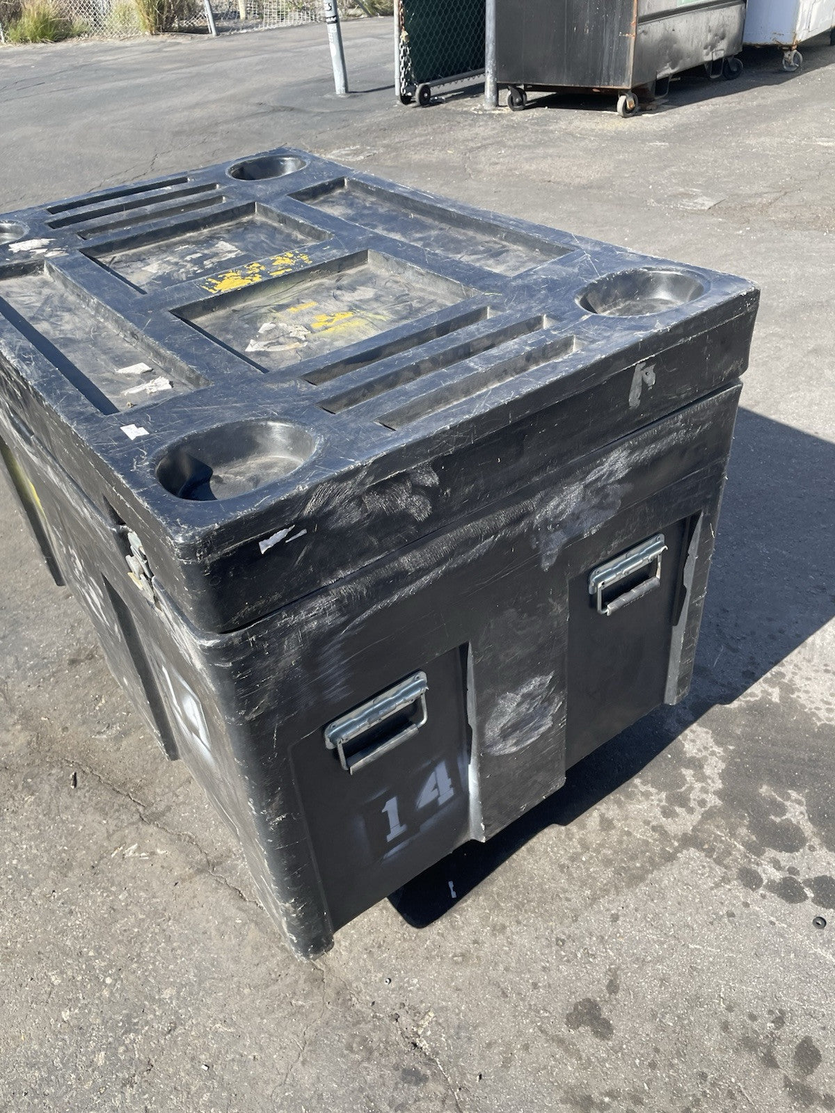 Penn Fabrication Pro Audio DJ Large 45 x 30 x 27 Utility Road Trunk Case Wheels