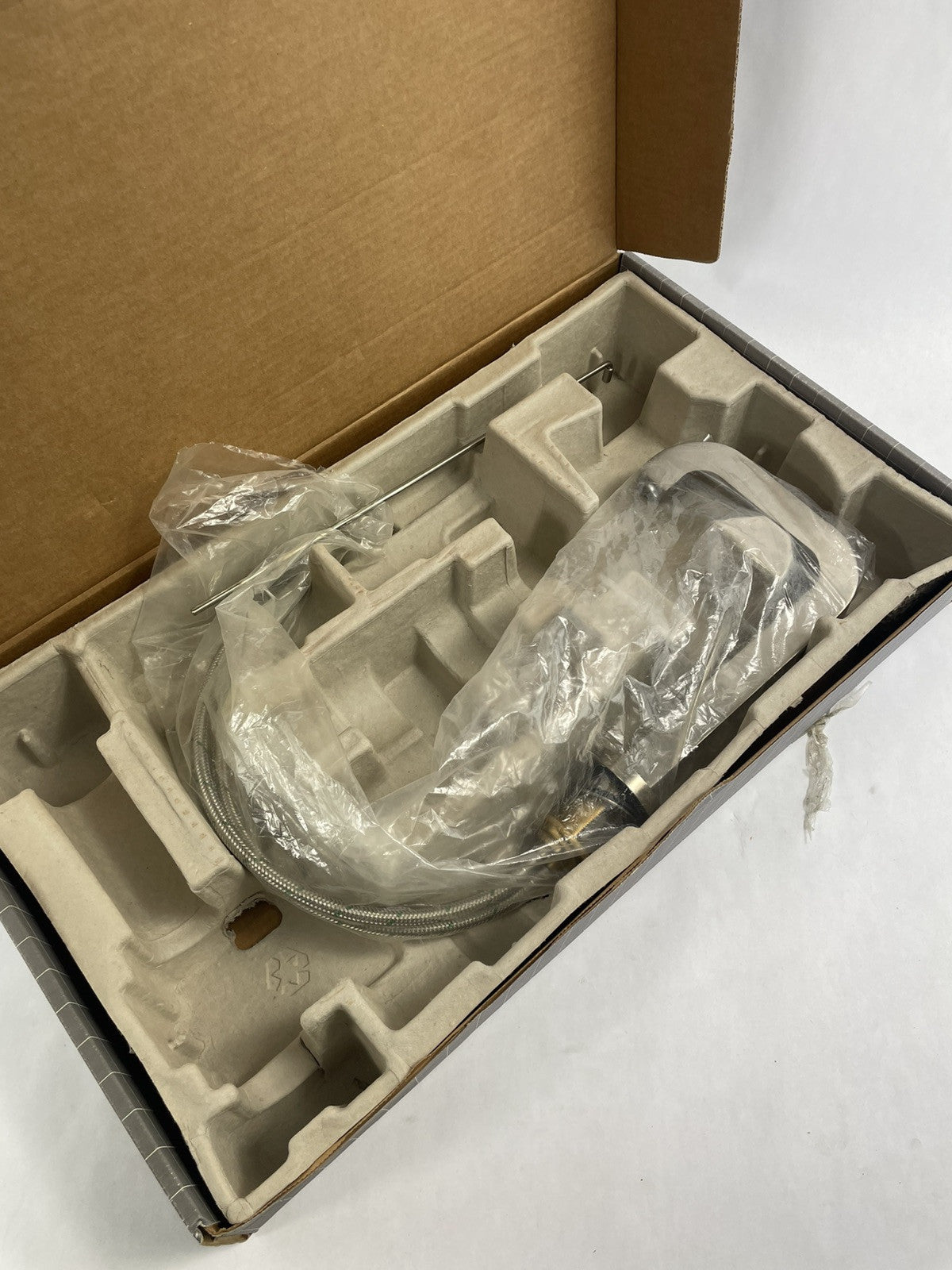 Hansgrohe AXOR Citterio 39135821 brushed nickel bathroom sink faucet body without handles