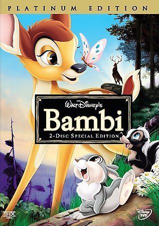 BAMBI - Walt Disney 2 DISC SET PLATINUM EDITION W/ Slipcover DVD NEW/SEALED