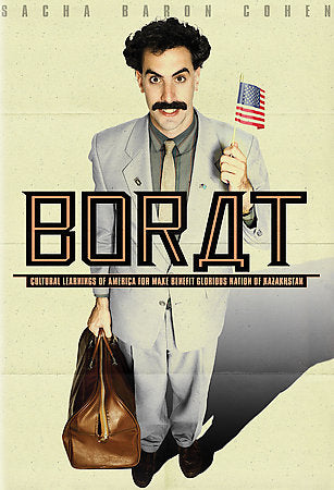 Borat DVD Video Movie Sacha Baron Cohen New Sealed w/Slipcover