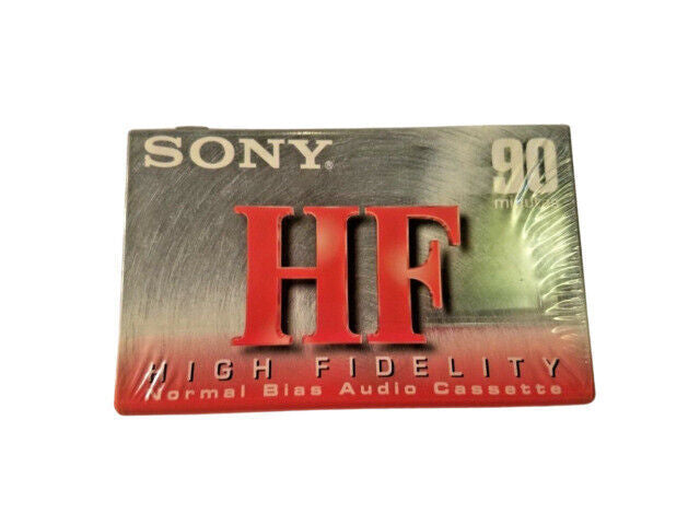 lot of 2 sony hf 90 cassettes NEW AND SEALED