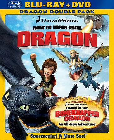 How to Train Your Dragon, Legend of the Boneknapper Dragon DVD, 2010 Mint Discs