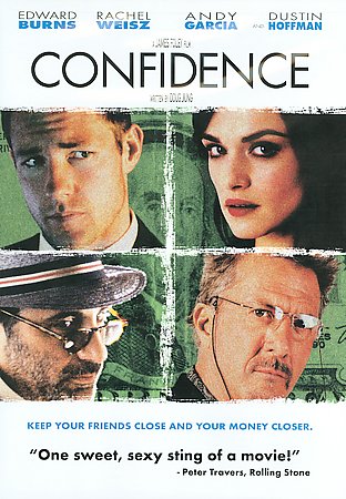 Confidence (DVD, 2003) Dustin Hoffman Edward Burns Andy Garcia Rachel Weisz NEW