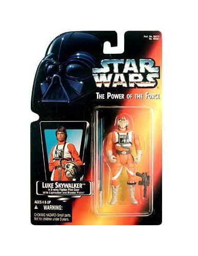 Star Wars (X-Wing Pilot) POTF LUKE SKYWALKER Transition Tray Kenner New Sealed