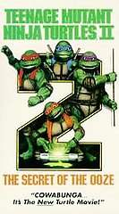 Teenage Mutant Ninja Turtles 2 Secret of the Ooze VHS Michael Pressman COWABUNGA