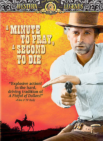 A MINUTE TO PRAY, A SECOND TO DIE (1967) Alex Cord, Robert Ryan Eurowestern DVD