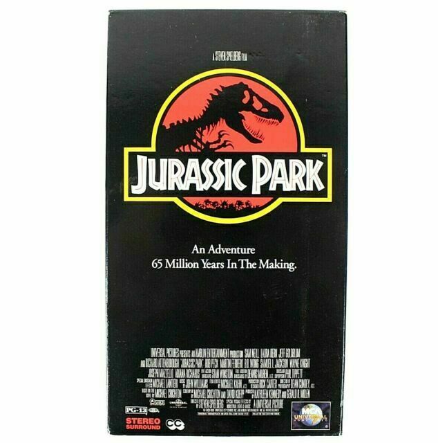 Jurassic Park VHS First Edition FACTORY SEALED Universal Original Spielberg 1993