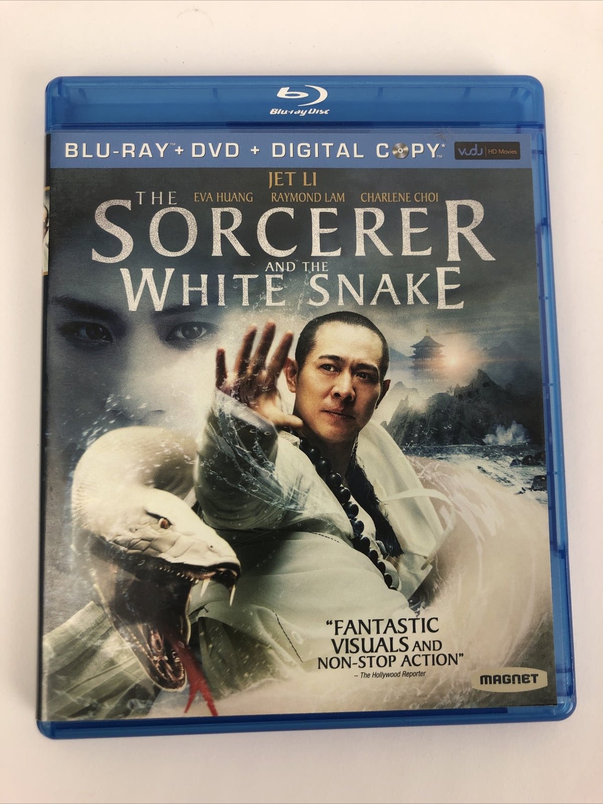 The Sorcerer and The White Snake Jet Li Eva Huang [Blu-ray+DVD] * MINT DISCS