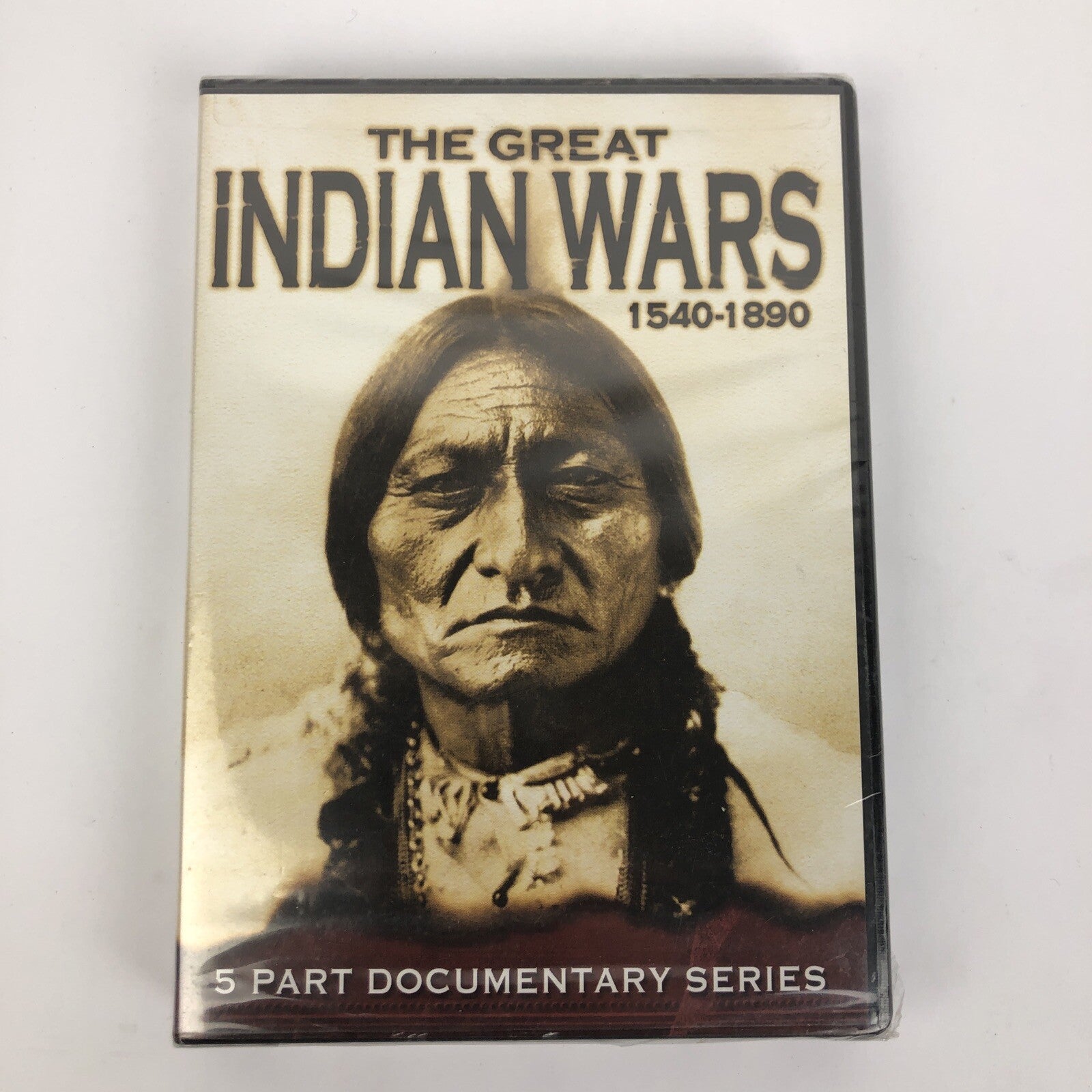 The Great Indian Wars 1540-1890 5 Part Documentary Series DVD - Rare Content 