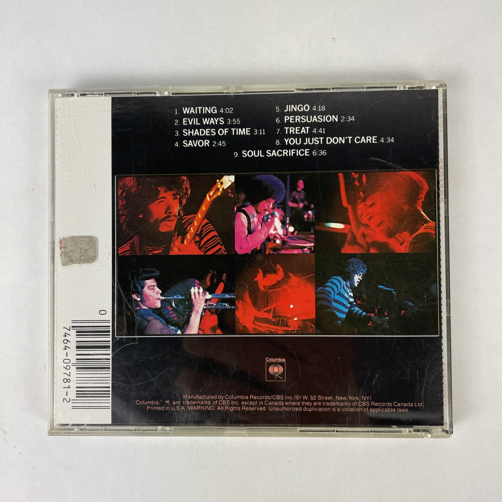  Santana Self-Titled CD #23