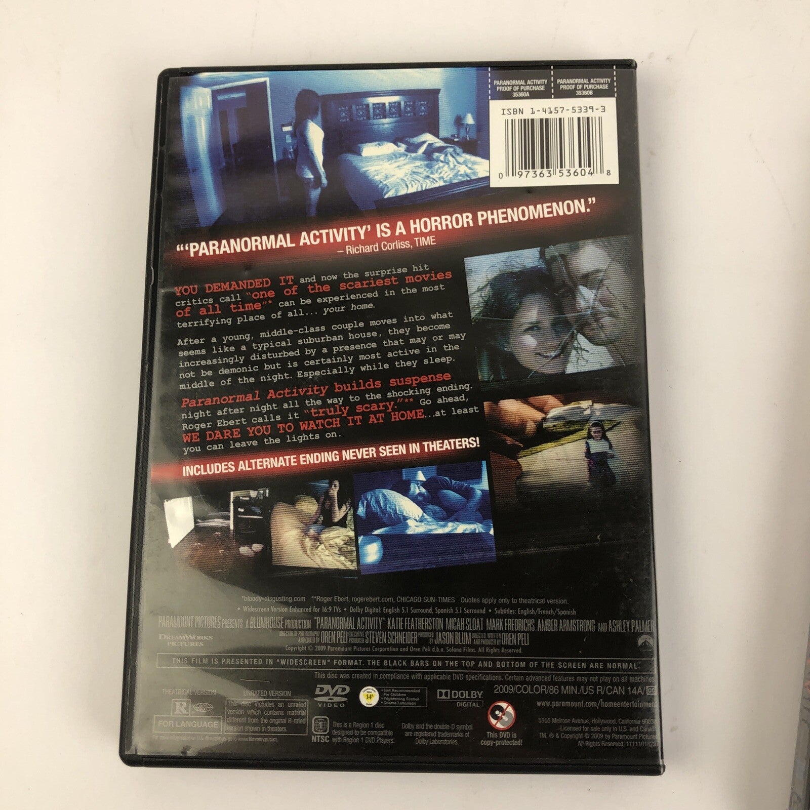 Paranormal Activity 2 - DVD - VERY GOOD