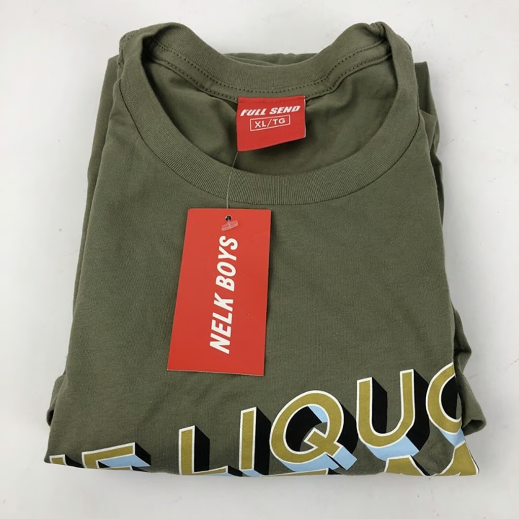 Full Send By Nelk Boys " The Liquor Made Me Buy This Shirt " Steve Mens Size XL
