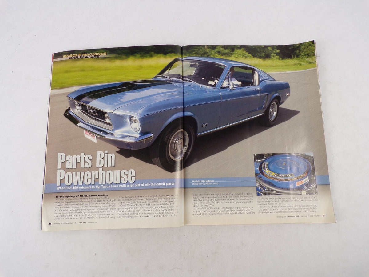 November 2009 Muscle Machines Magazine Living With A Hemi Ramchargers Retrospect