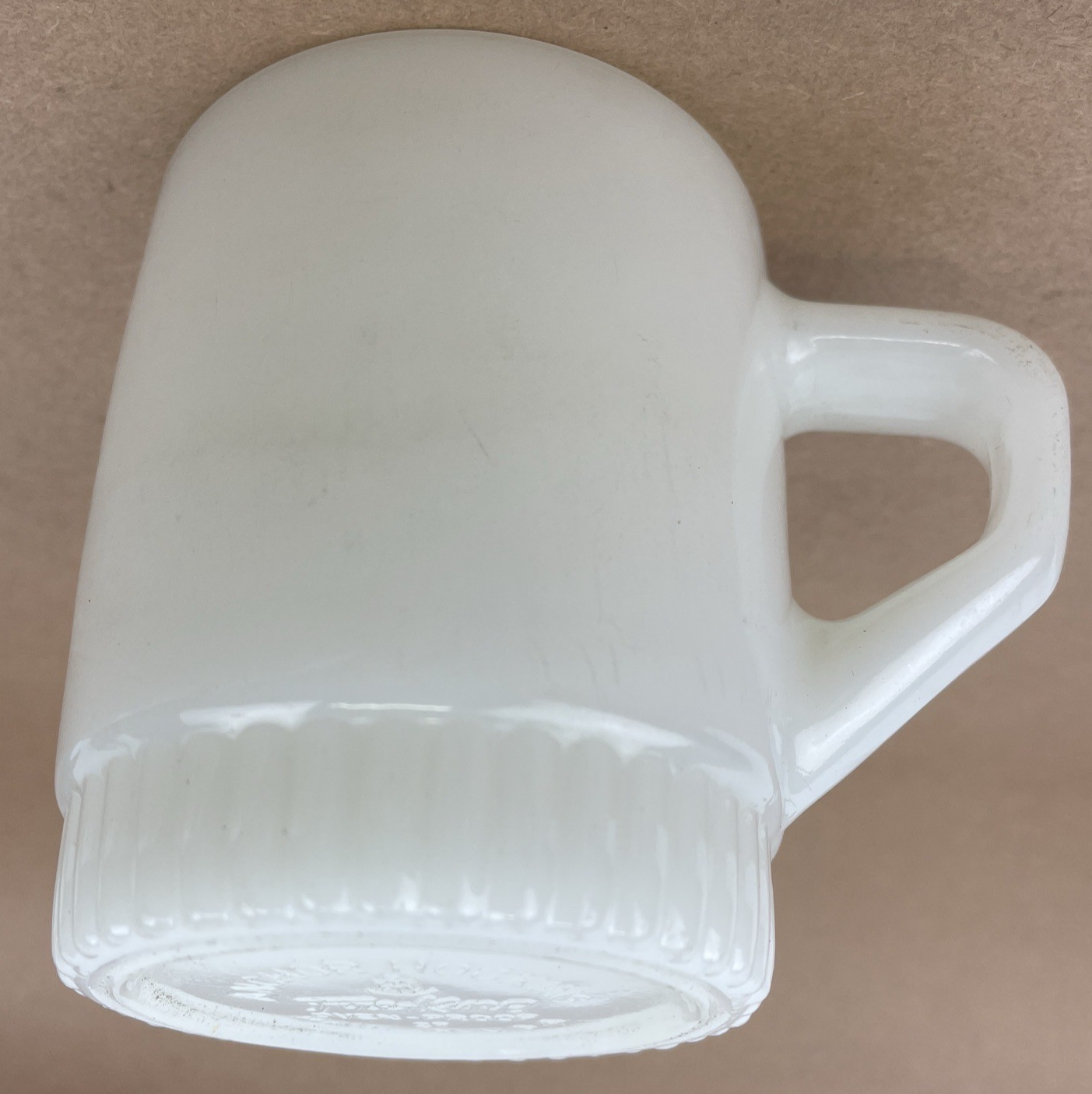Anchor Hocking Fire-King Milk Glass D-Handle Oven Proof 27 Mug Made In USA