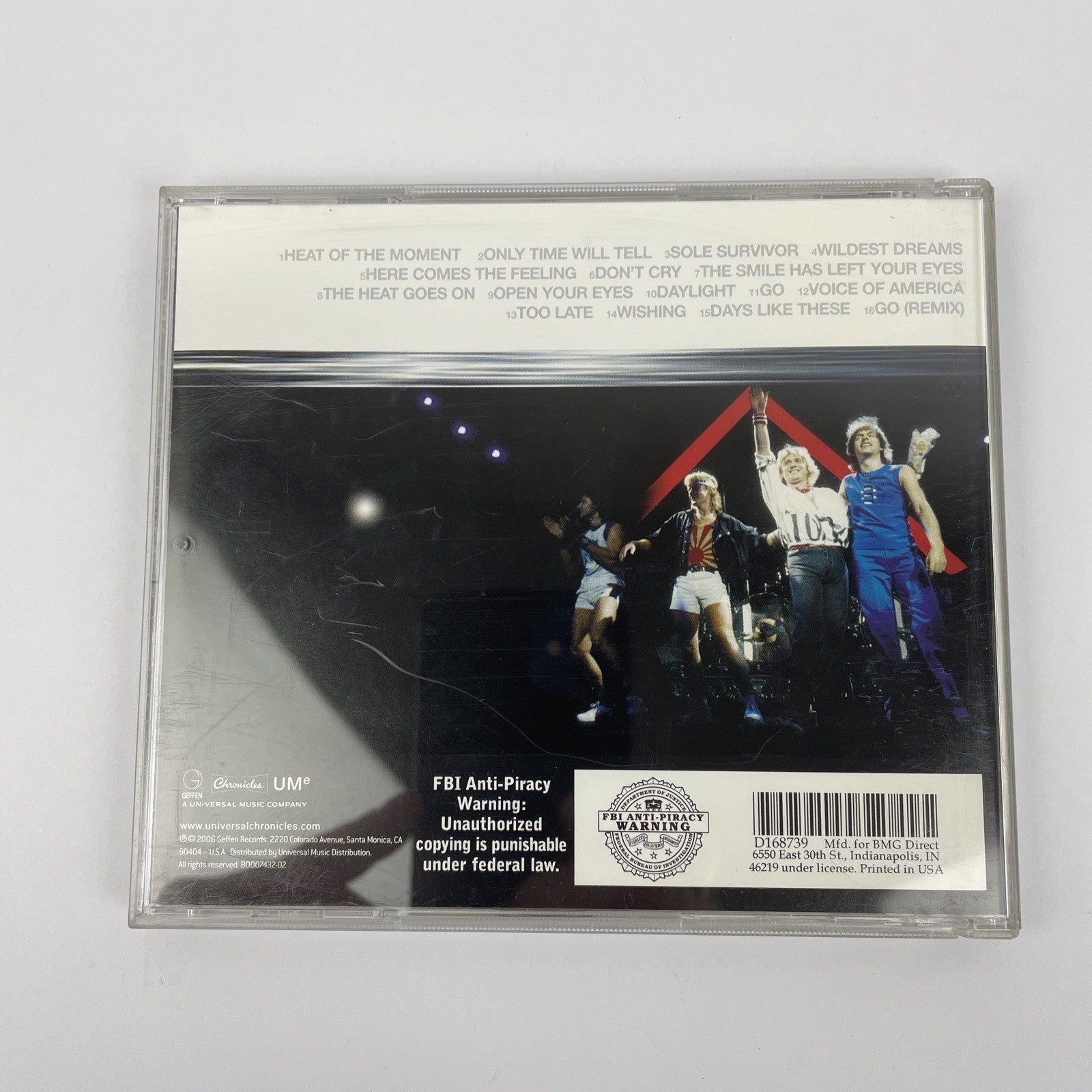The Definitive Collection - Asia Audio CD 2006 Geffen Records - Mint Disc #1