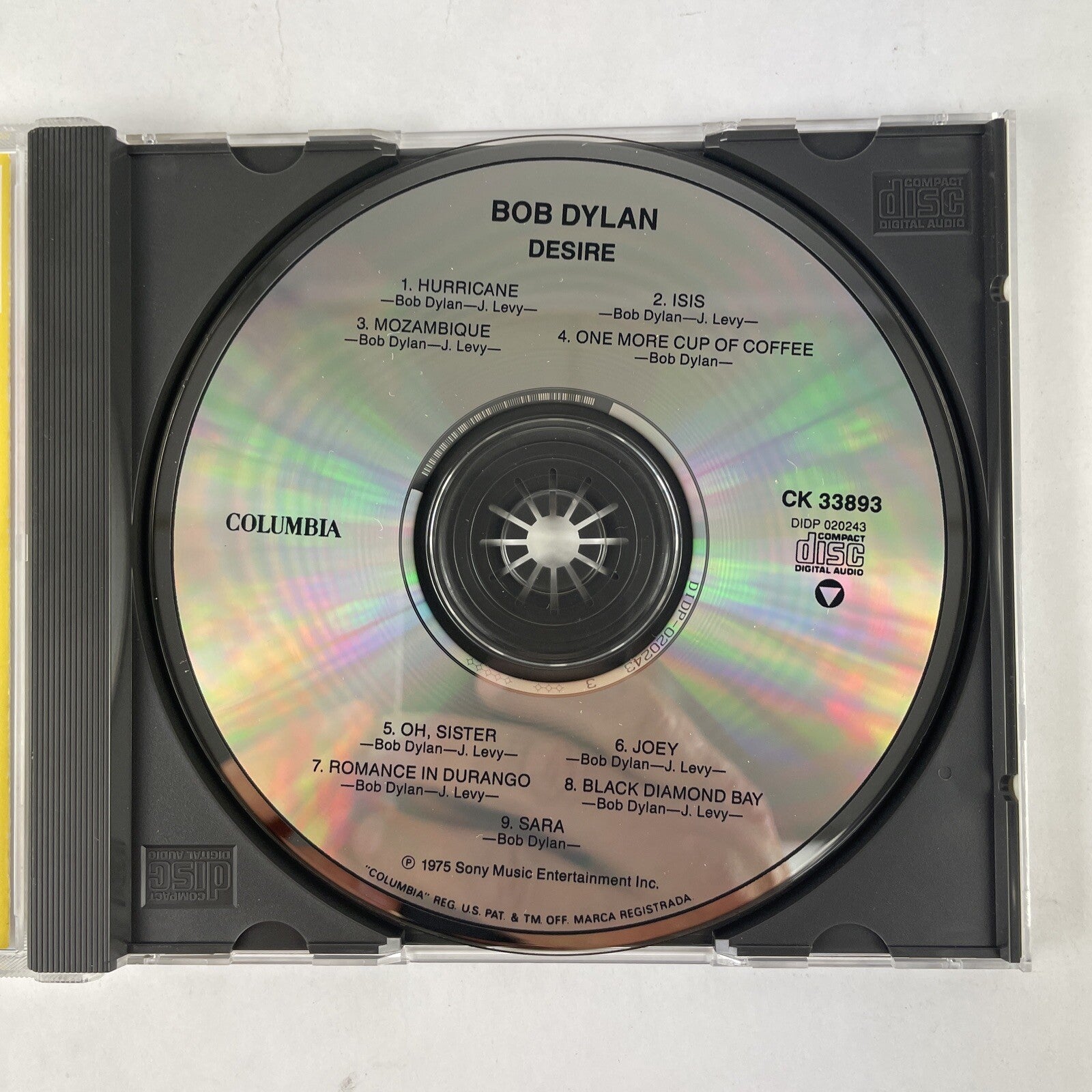 Bob Dylan - Desire CD  (1985)   #16