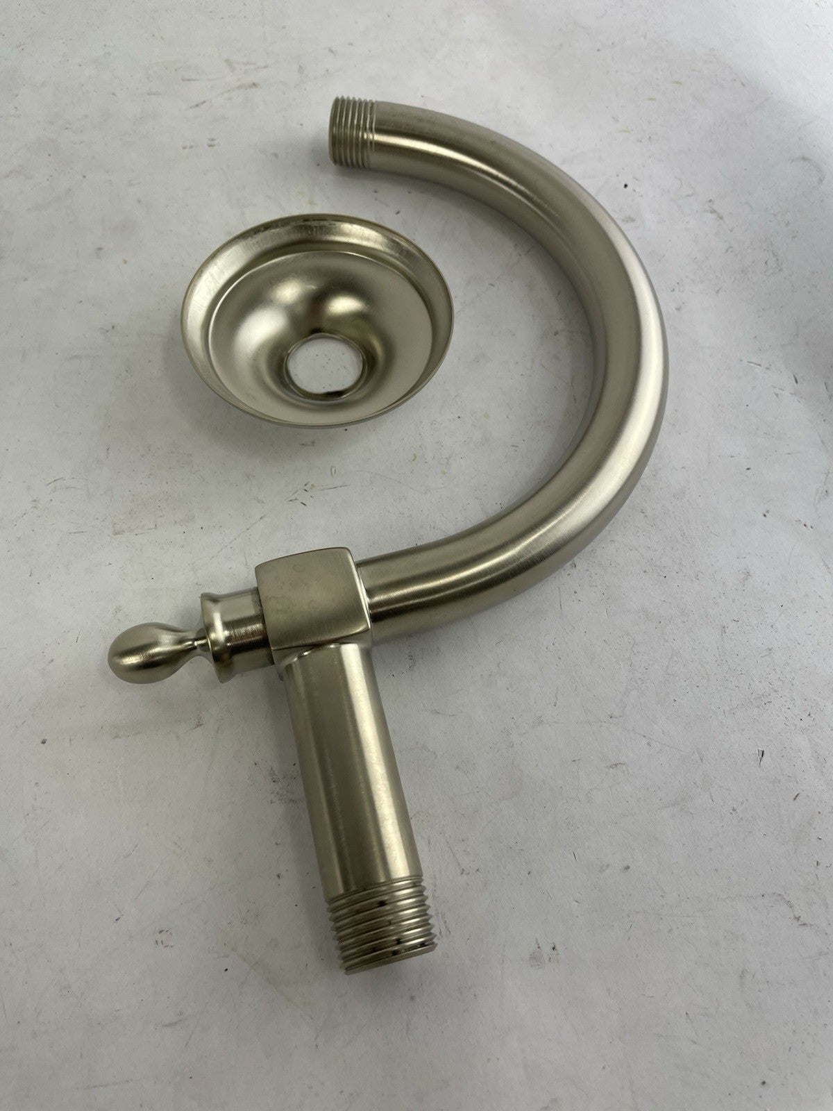 Brizo RP70909BN 10 inch brushed nickel wall mount shower arm and flange