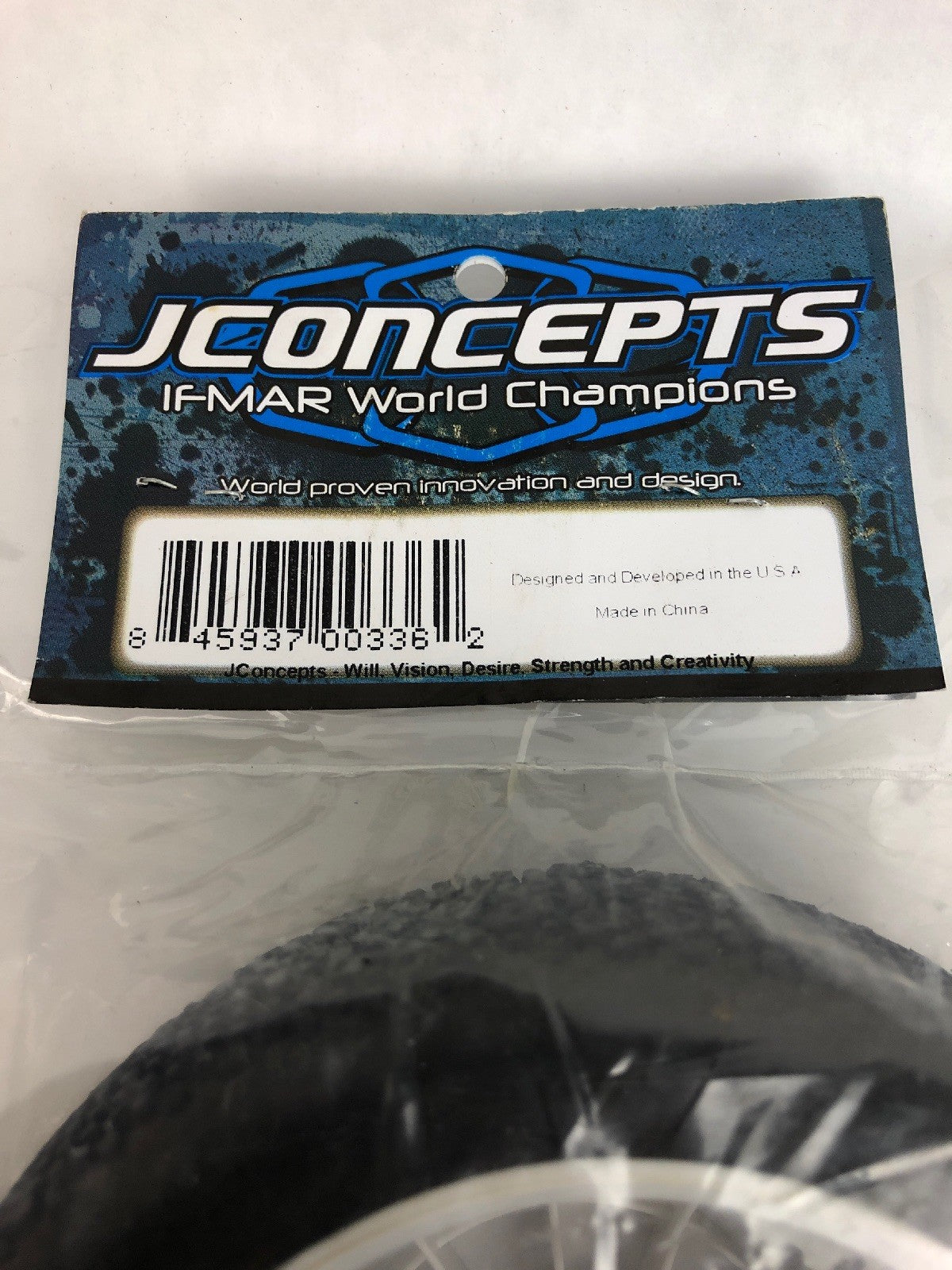 JConcepts Subcultures Pre-Mounted Buggy Tires 3.7” Soft - Blue Compound 3027-11