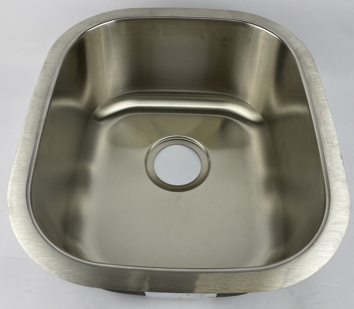 Julien J18 Stainless Steel Single Bowl Undermount Rectangular Kitchen Sink 16 in