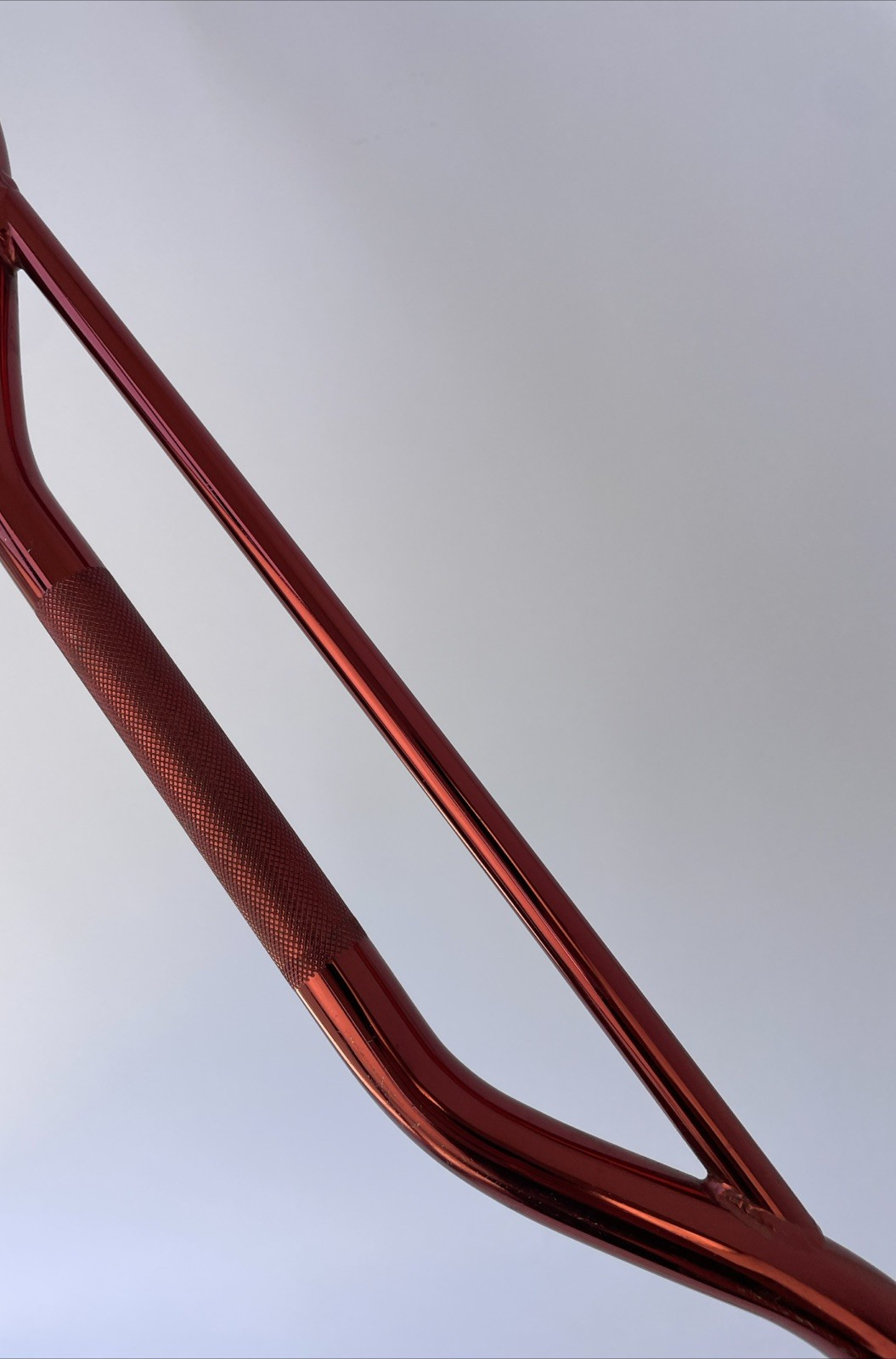 Emgo By WPS 7/8" Handlebar Low Buckhorn 18-95202 ALUM_STEEL BAR CL RED 31.5" NOS