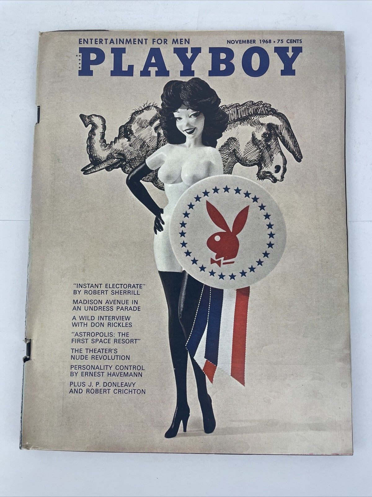 Playboy Magazine November 1968 Paige Young Playmate Centerfold - Complete
