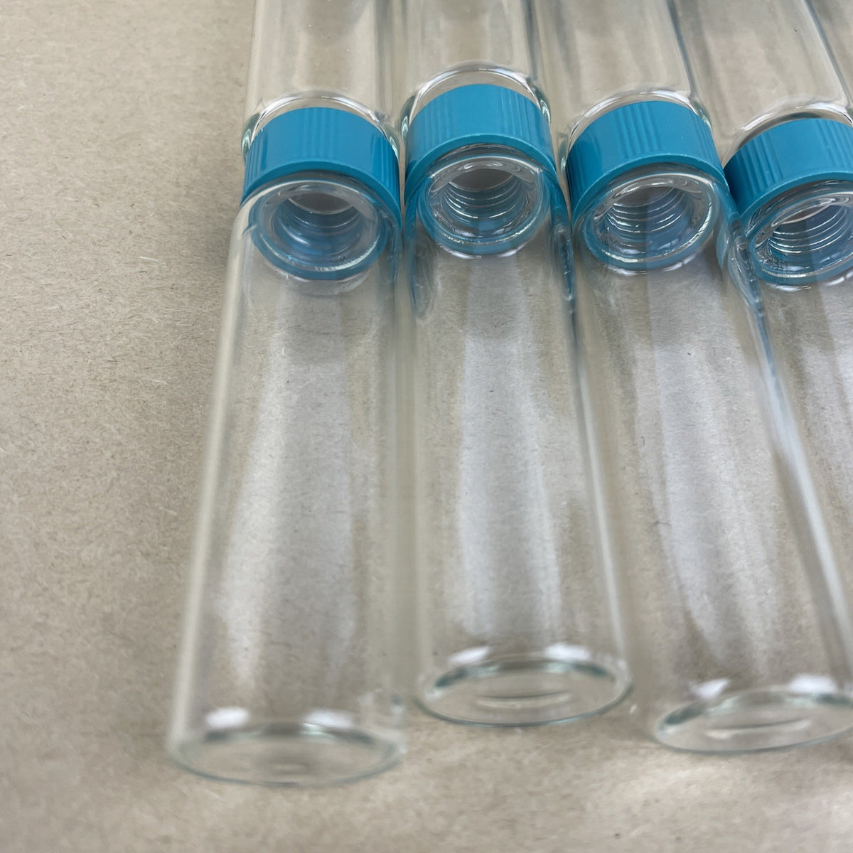 20 x  10ml Glass Vials with Screw Caps Clear Sample Vials Liquid Sampling Vial