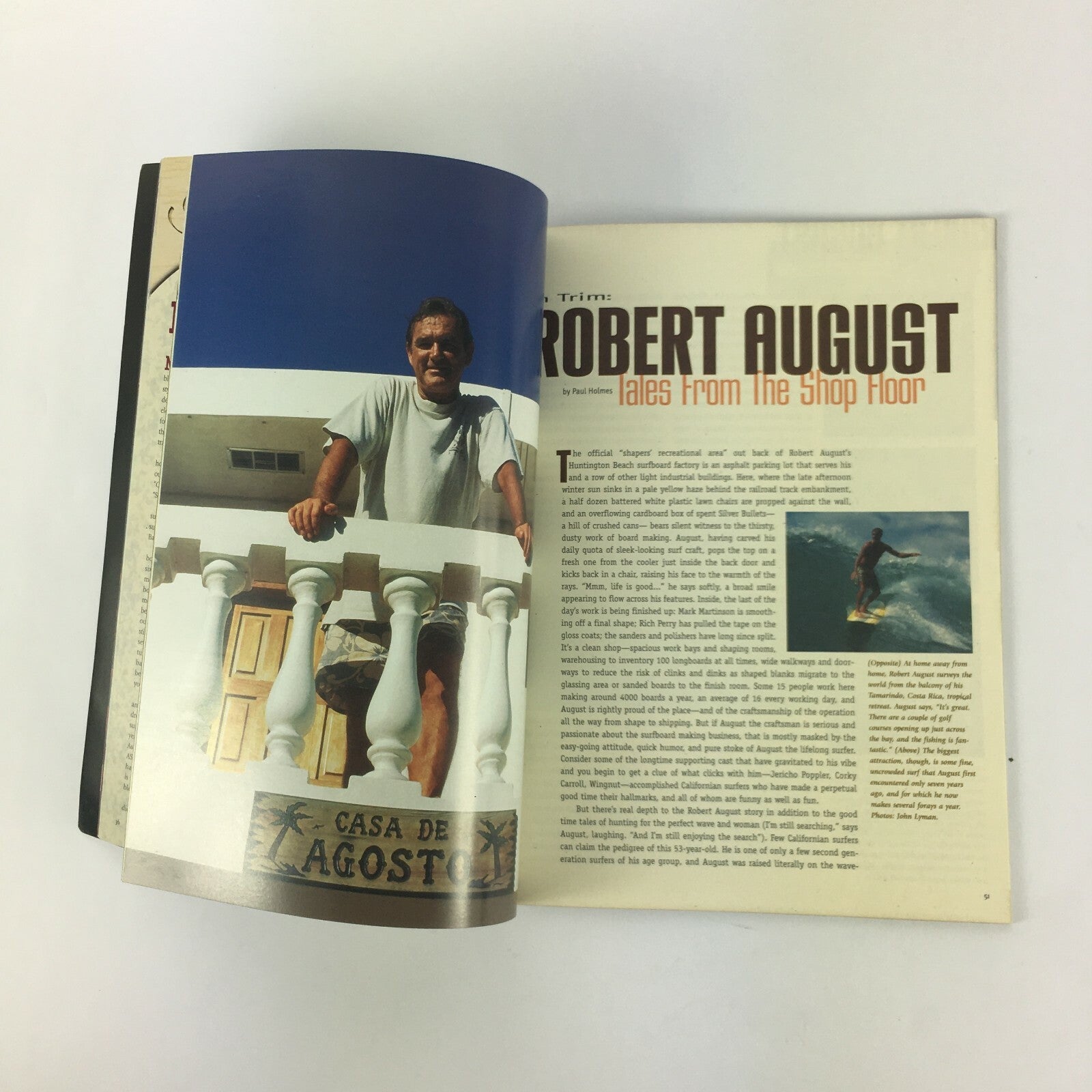 April 1999 Longboard Magazine Cold Snaps Robert August World Championships