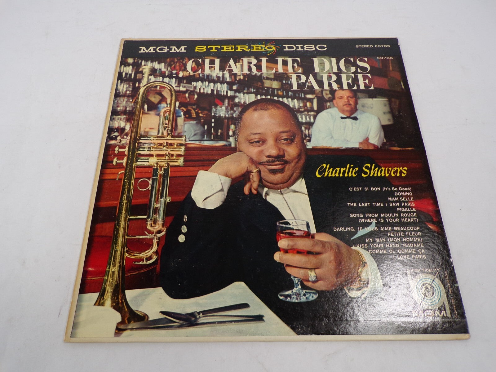 Charlie Digs Paree Charlie Shavers Microgroove Long Playing Stereo Vinyl Record