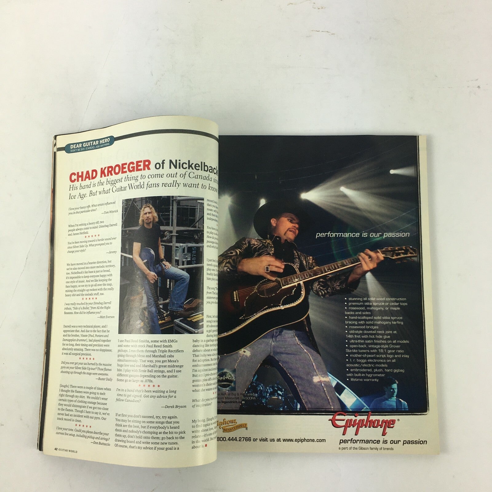 2005 Guitar World Magazine David Gilmour Speaks! The Future of Pink Floyd