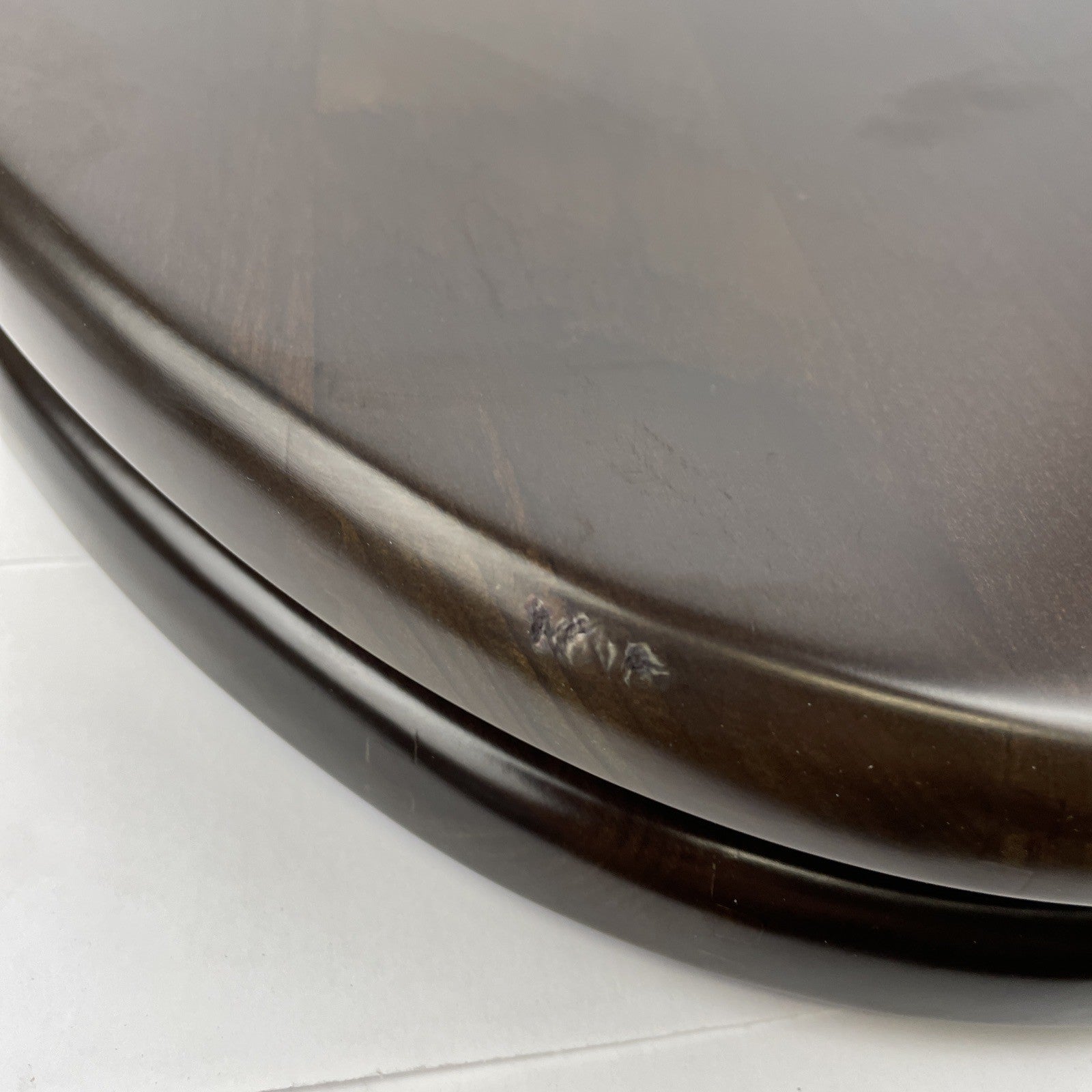 TOTO SS304 Maple SOFTCLOSE TOILET SEAT, ELONGATED CHROME HINGES, MAPLE WOOD
