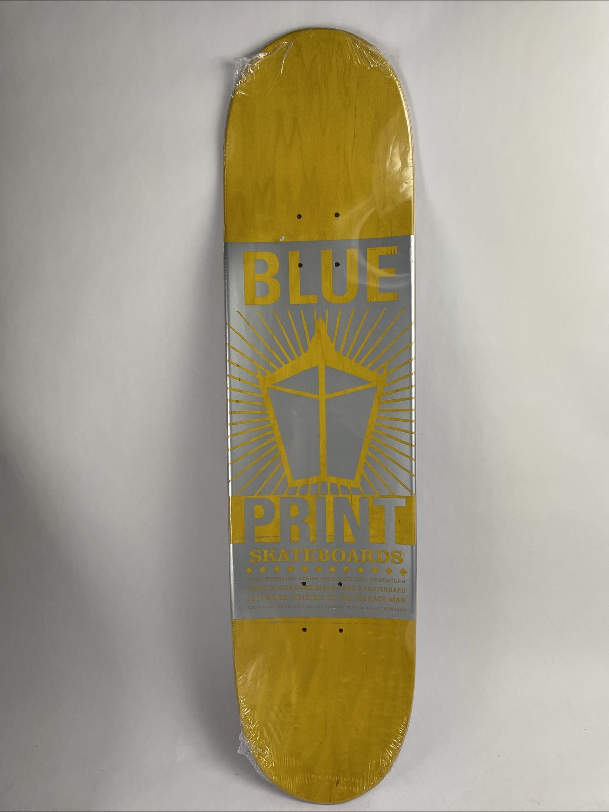 Blueprint Spray Heart Purple rare 8.25-inch hard rock maple skateboard deck.