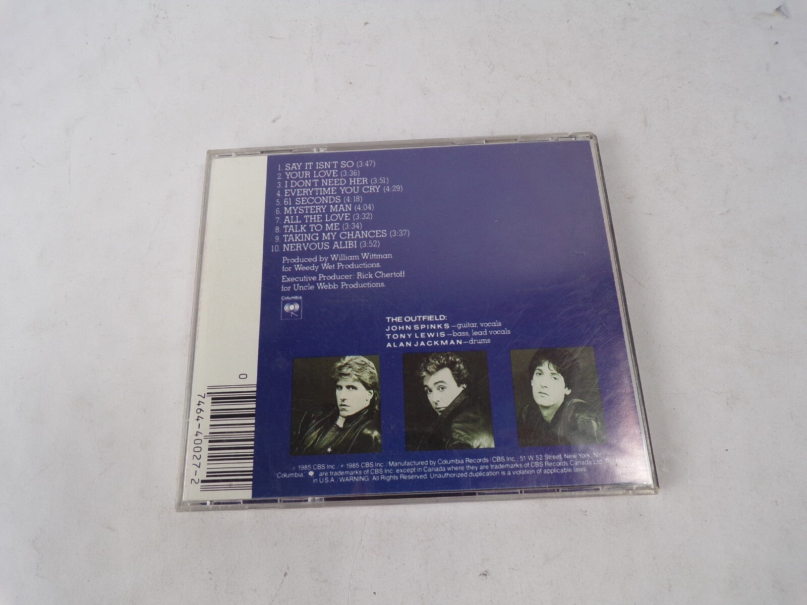 Dutfield Say It Isn't So Your Love I Don't Need Her Everytime You Cry 61 CD#62