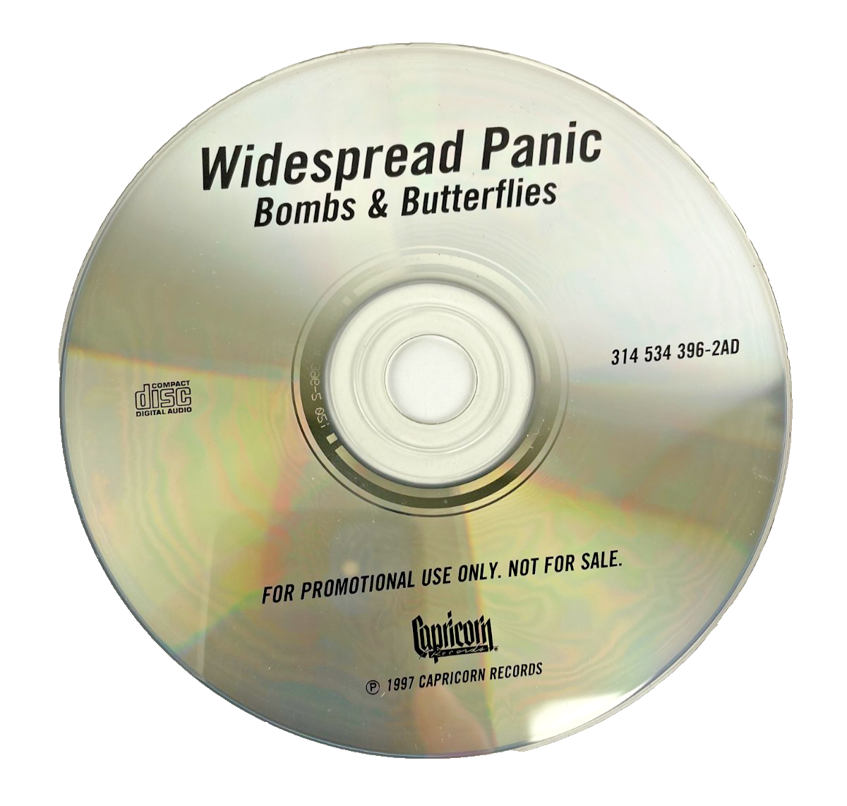 Widespread Panic – Bombs & Butterflies Digital Audio CD  Capricorn Records 1997