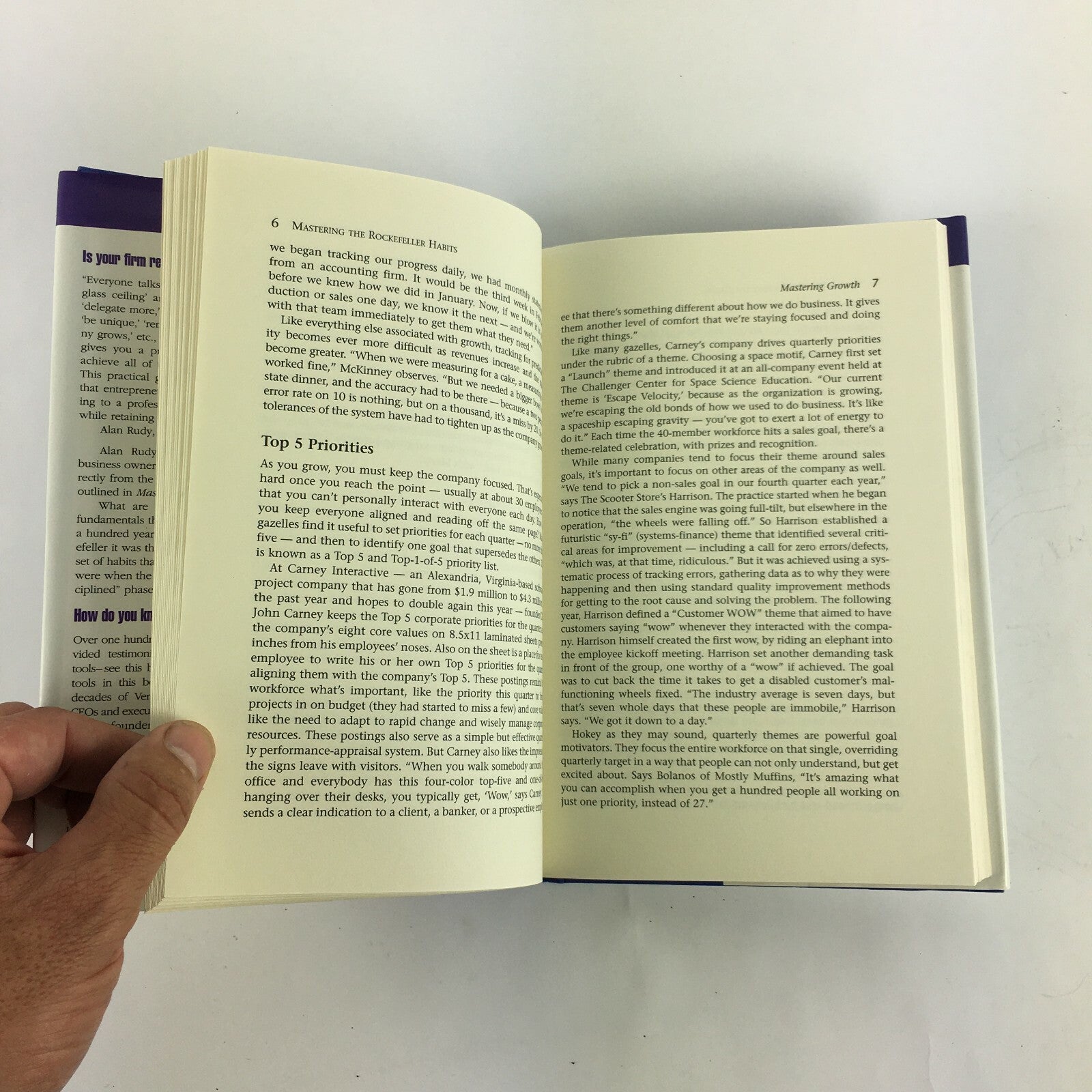 Mastering the Rockefeller Habits Verne Harnish Tom Peters