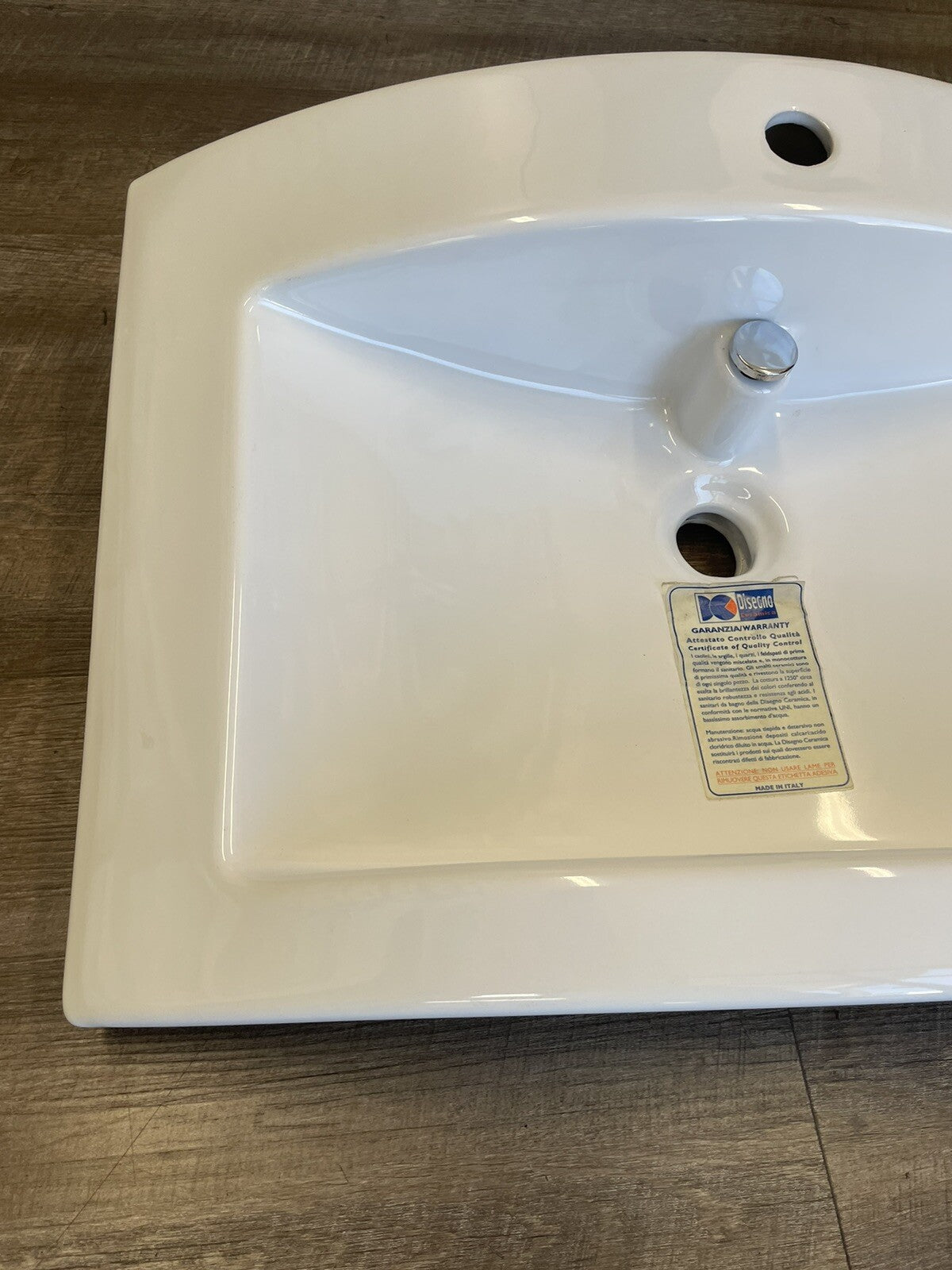 Disegno Ceramica 27" Lavabo Light Convex Designer Washbasin sink Made in Italy