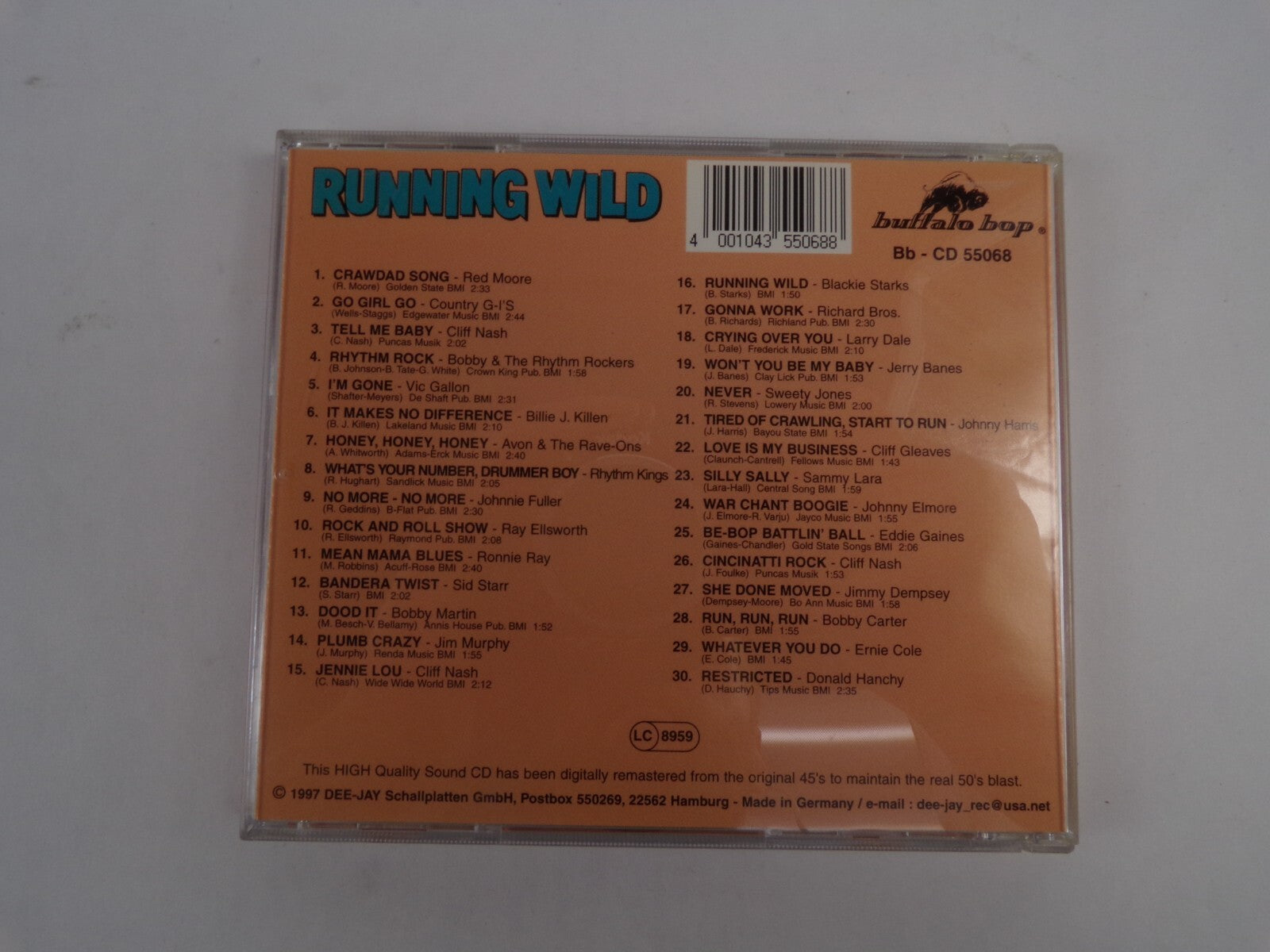 Running Wild Crawdad Song I'm Gone No More No More Dood It Jennie Lou CD#41