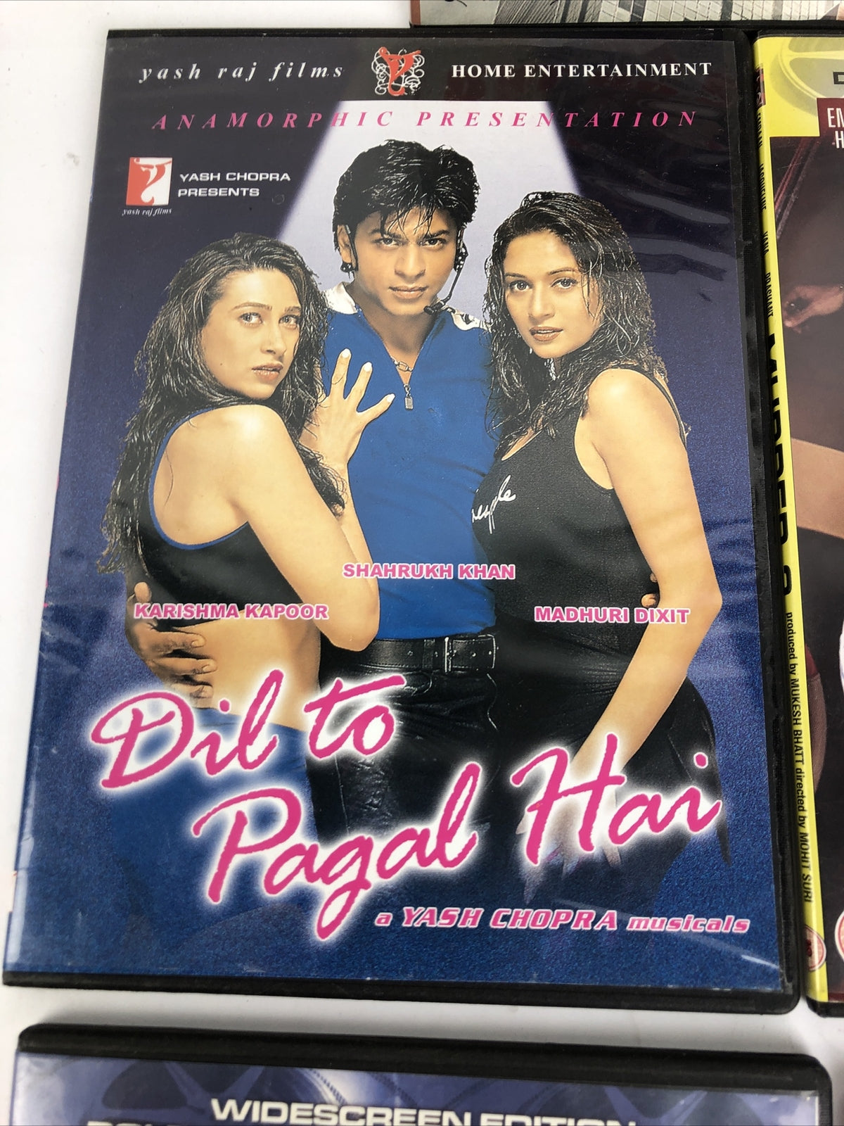 5 x Bollywood DVD LOT - KHUDA KASAM, KAL HO NAA HO, DAVID Dil to Pagal Hai *VGC*