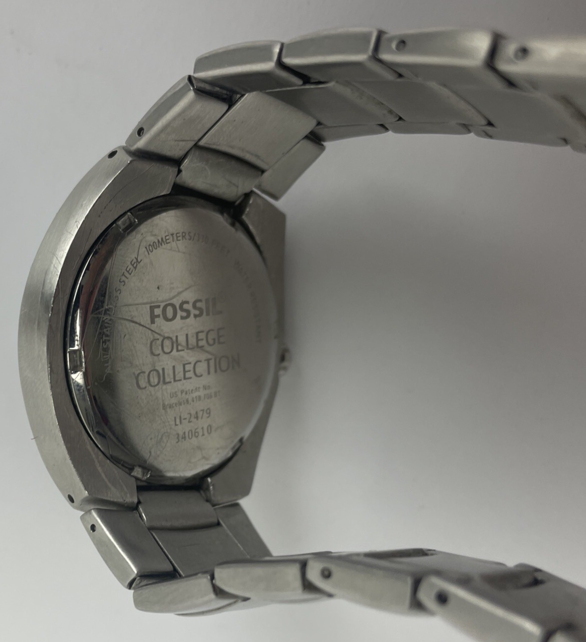 Fossil College Collection Series Multifunction Watch UCLA Bruins Blue Bezel