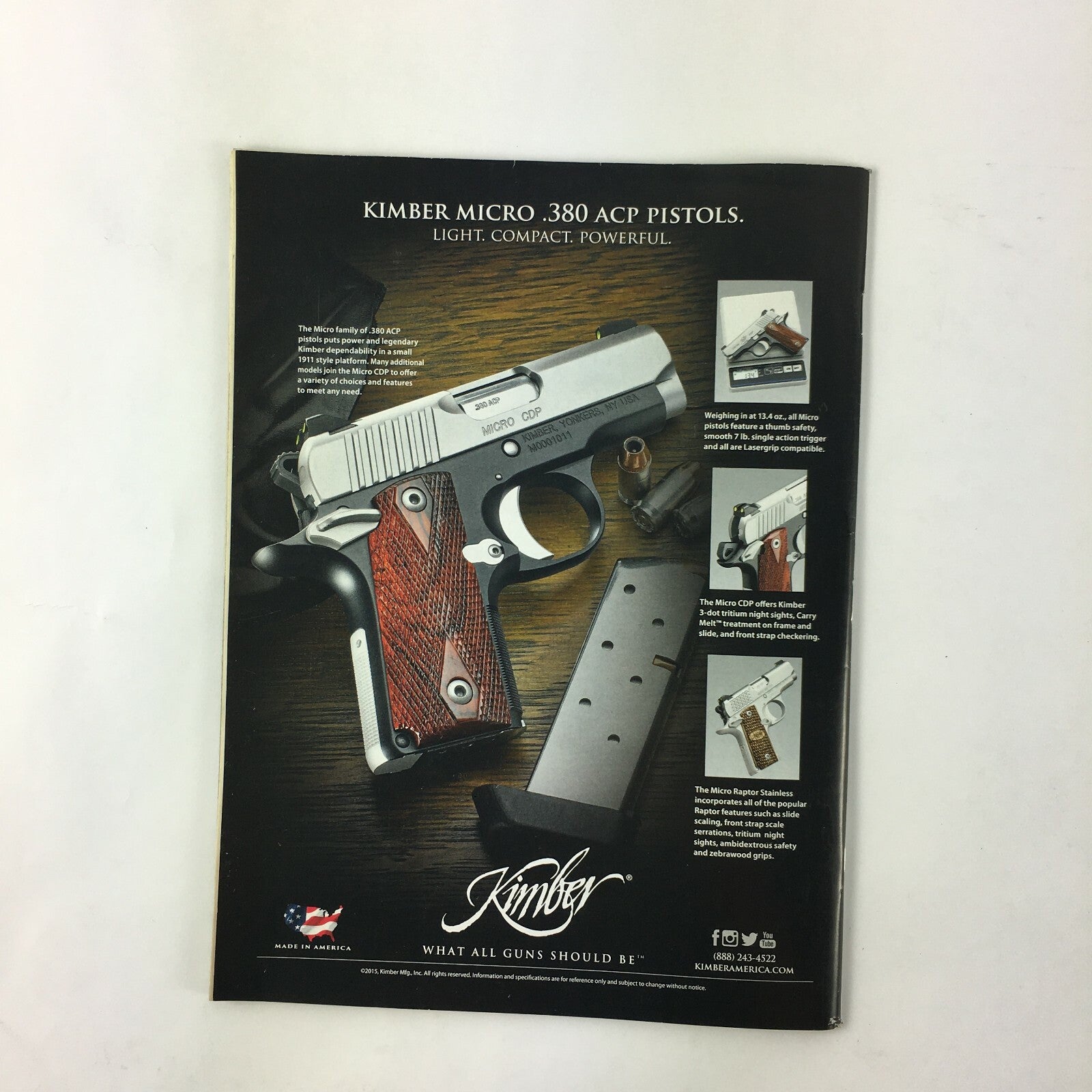 December 2015 Shooting Times Magazine .50 AE Brute Ruger Mini-14 .300 Blackout