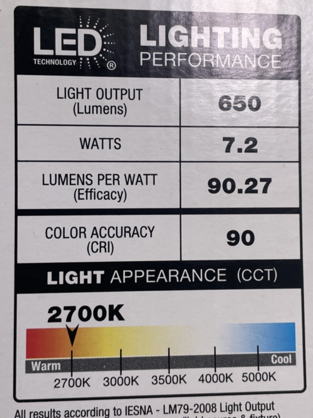 Lot of 2 x 4" C. E. LED Color Changing Recessed Trim Light Model NS01cA07ER1-259